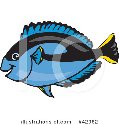 Royalty-Free (RF) Fish Clipart Illustration by Dennis Holmes Designs - Stock Sample #42962