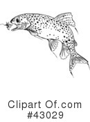 Fish Clipart #43029 by Dennis Holmes Designs