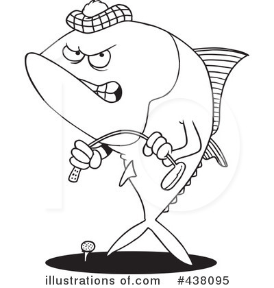 Royalty-Free (RF) Fish Clipart Illustration by toonaday - Stock Sample #438095