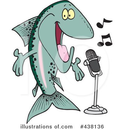 Royalty-Free (RF) Fish Clipart Illustration by toonaday - Stock Sample #438136