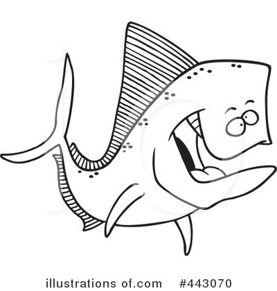 Royalty-Free (RF) Fish Clipart Illustration by toonaday - Stock Sample #443070