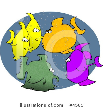 Royalty-Free (RF) Fish Clipart Illustration by djart - Stock Sample #4585