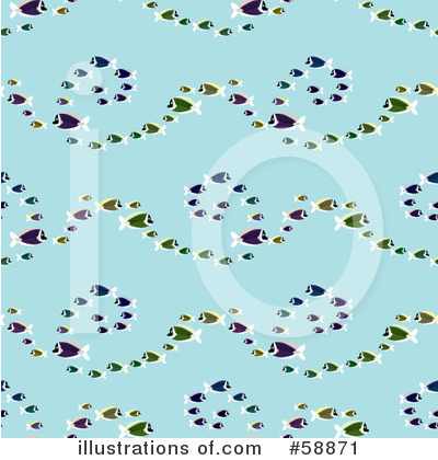 Royalty-Free (RF) Fish Clipart Illustration by kaycee - Stock Sample #58871