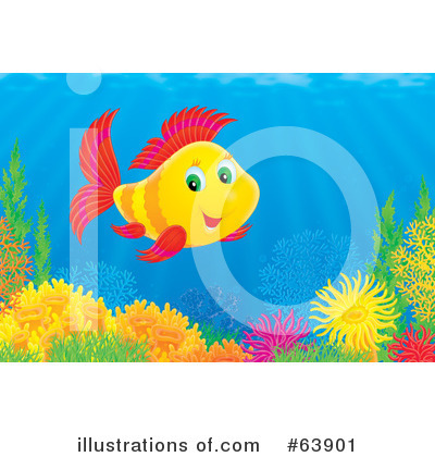 Royalty-Free (RF) Fish Clipart Illustration by Alex Bannykh - Stock Sample #63901