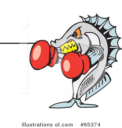 Boxing Glove Clipart #65374 by Dennis Holmes Designs