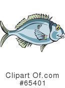 Fish Clipart #65401 by Dennis Holmes Designs
