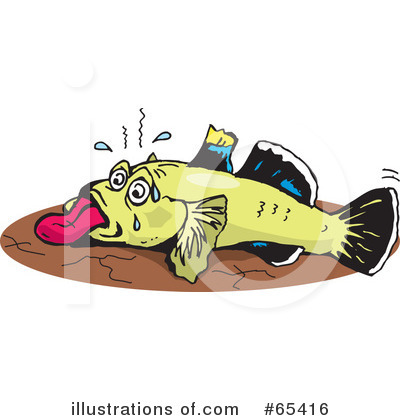 Royalty-Free (RF) Fish Clipart Illustration by Dennis Holmes Designs - Stock Sample #65416