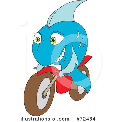 Royalty-Free (RF) Fish Clipart Illustration by cidepix - Stock Sample #72484