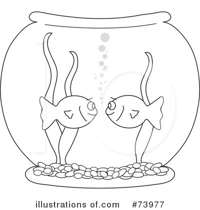 Royalty-Free (RF) Fish Clipart Illustration by Pams Clipart - Stock Sample #73977