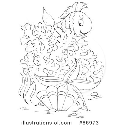 Royalty-Free (RF) Fish Clipart Illustration by Alex Bannykh - Stock Sample #86973