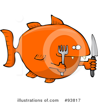 Royalty-Free (RF) Fish Clipart Illustration by djart - Stock Sample #93817