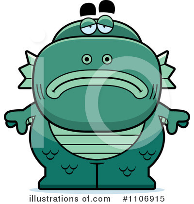 Royalty-Free (RF) Fish Man Clipart Illustration by Cory Thoman - Stock Sample #1106915