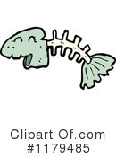 Fish Skeleton Clipart #1179485 by lineartestpilot