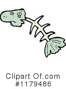 Fish Skeleton Clipart #1179486 by lineartestpilot