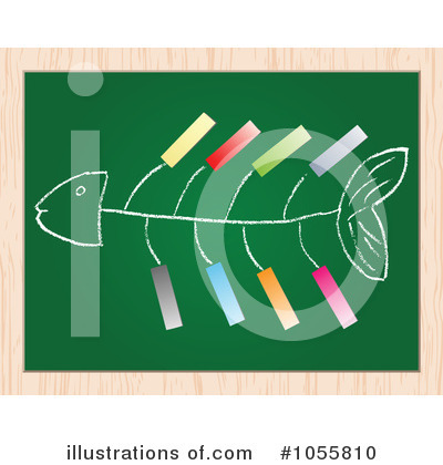Royalty-Free (RF) Fishbone Clipart Illustration by Andrei Marincas - Stock Sample #1055810