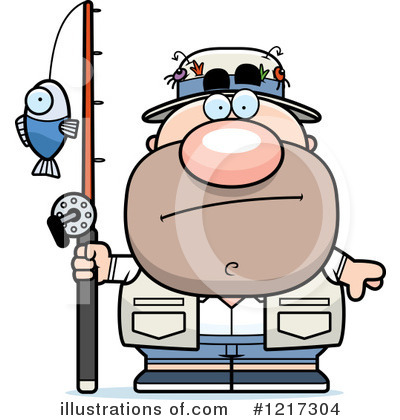 Royalty-Free (RF) Fisherman Clipart Illustration by Cory Thoman - Stock Sample #1217304
