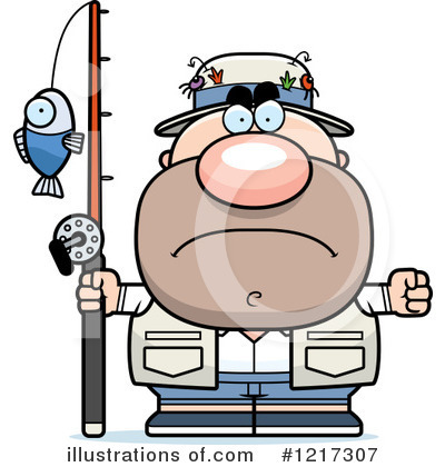 Royalty-Free (RF) Fisherman Clipart Illustration by Cory Thoman - Stock Sample #1217307