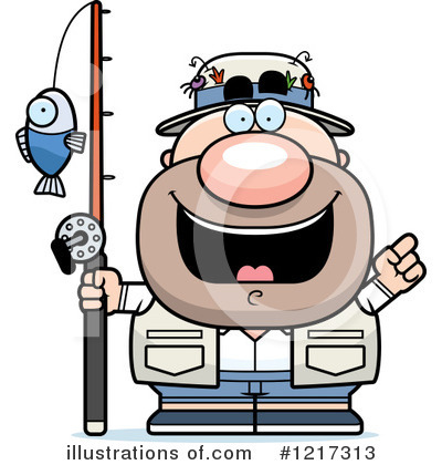 Royalty-Free (RF) Fisherman Clipart Illustration by Cory Thoman - Stock Sample #1217313