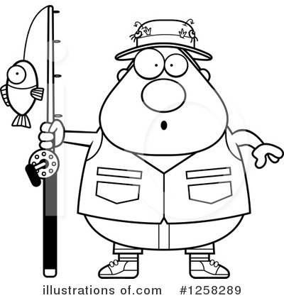 Royalty-Free (RF) Fisherman Clipart Illustration by Cory Thoman - Stock Sample #1258289