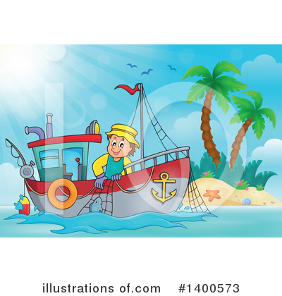 Fisherman Clipart #1400573 by visekart