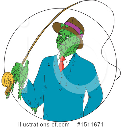 Royalty-Free (RF) Fisherman Clipart Illustration by patrimonio - Stock Sample #1511671