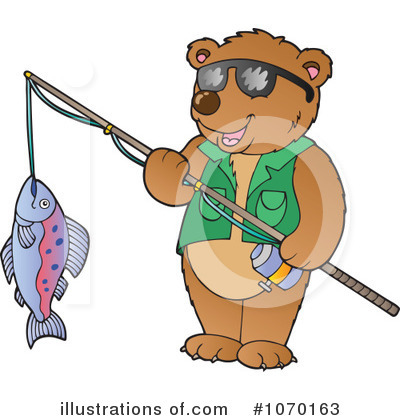 Royalty-Free (RF) Fishing Clipart Illustration by visekart - Stock Sample #1070163