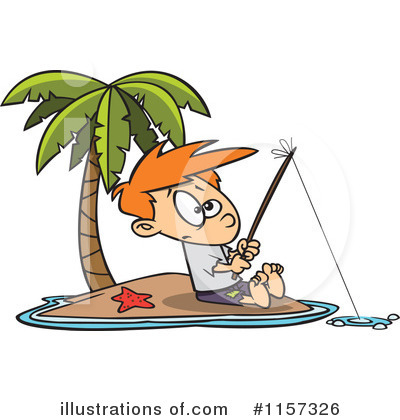 Royalty-Free (RF) Fishing Clipart Illustration by toonaday - Stock Sample #1157326