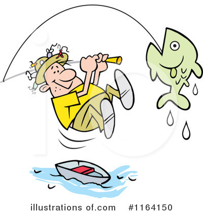 Royalty-Free (RF) Fishing Clipart Illustration by Johnny Sajem - Stock Sample #1164150