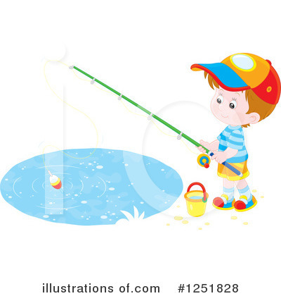 Royalty-Free (RF) Fishing Clipart Illustration by Alex Bannykh - Stock Sample #1251828