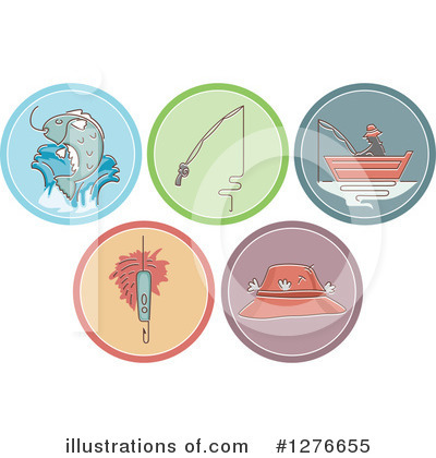 Royalty-Free (RF) Fishing Clipart Illustration by BNP Design Studio - Stock Sample #1276655