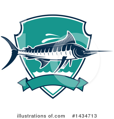 Marlin Clipart #1434713 by Vector Tradition SM