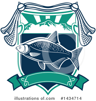 Royalty-Free (RF) Fishing Clipart Illustration by Vector Tradition SM - Stock Sample #1434714