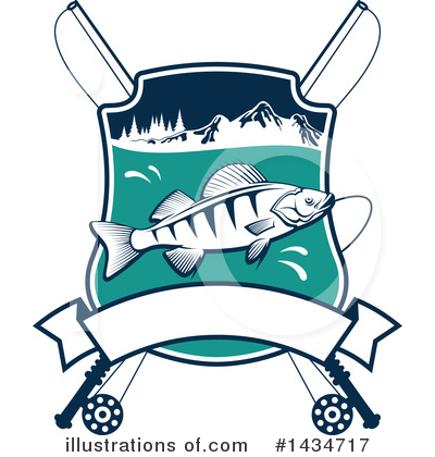 Royalty-Free (RF) Fishing Clipart Illustration by Vector Tradition SM - Stock Sample #1434717