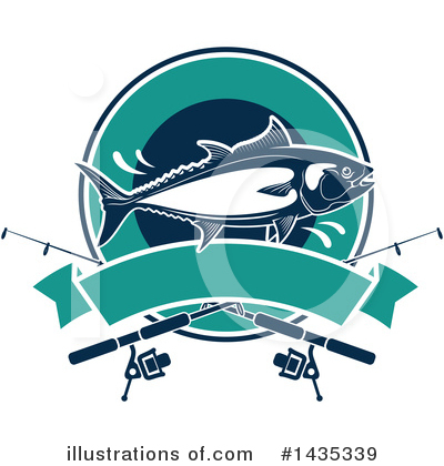 Tuna Fish Clipart #1435339 by Vector Tradition SM