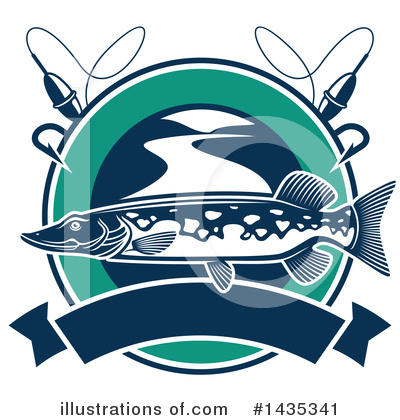 Pike Clipart #1435341 by Vector Tradition SM