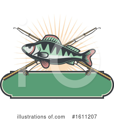 Fishing Pole Clipart #1611207 by Vector Tradition SM