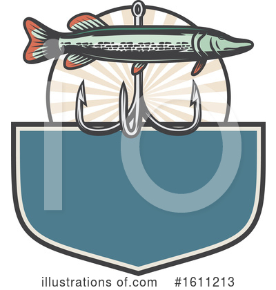 Fishing Hook Clipart #1611213 by Vector Tradition SM
