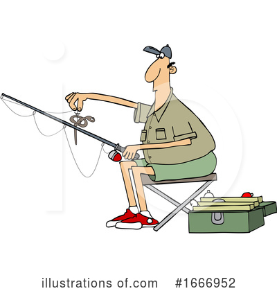 Royalty-Free (RF) Fishing Clipart Illustration by djart - Stock Sample #1666952