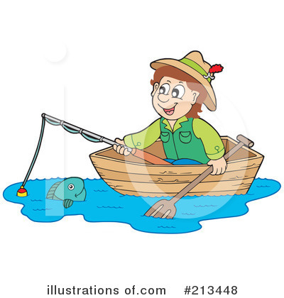 Royalty-Free (RF) Fishing Clipart Illustration by visekart - Stock Sample #213448