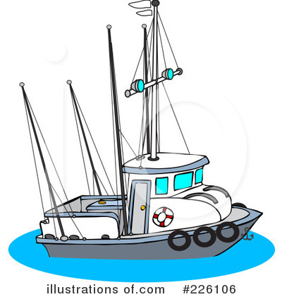 Royalty-Free (RF) Fishing Clipart Illustration by djart - Stock Sample #226106