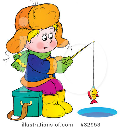 Royalty-Free (RF) Fishing Clipart Illustration by Alex Bannykh - Stock Sample #32953