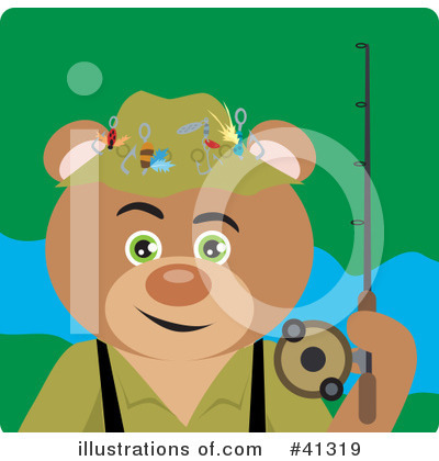 Bear Character Clipart #41319 by Dennis Holmes Designs
