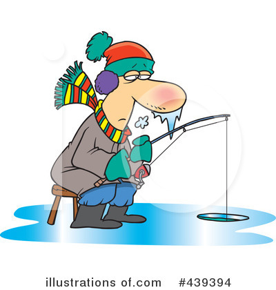 Ice Fishing Clipart #439394 by toonaday