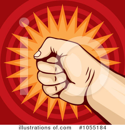 Royalty-Free (RF) Fist Clipart Illustration by Any Vector - Stock Sample #1055184