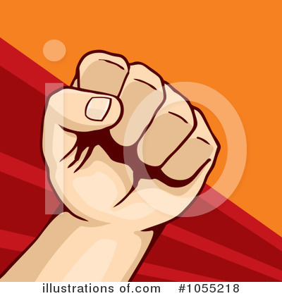 Royalty-Free (RF) Fist Clipart Illustration by Any Vector - Stock Sample #1055218