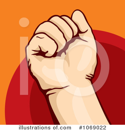 Royalty-Free (RF) Fist Clipart Illustration by Any Vector - Stock Sample #1069022