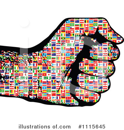 Flag Hand Clipart #1115645 by Andrei Marincas
