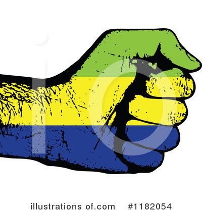 Fist Flag Clipart #1182054 by Andrei Marincas