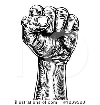 Fists Clipart #1269323 by AtStockIllustration