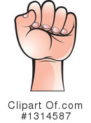 Fist Clipart #1314587 by Lal Perera